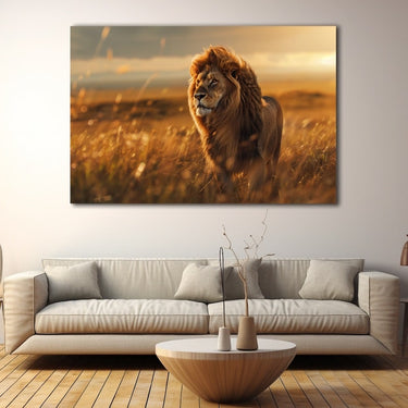 Lion Canvas Painting